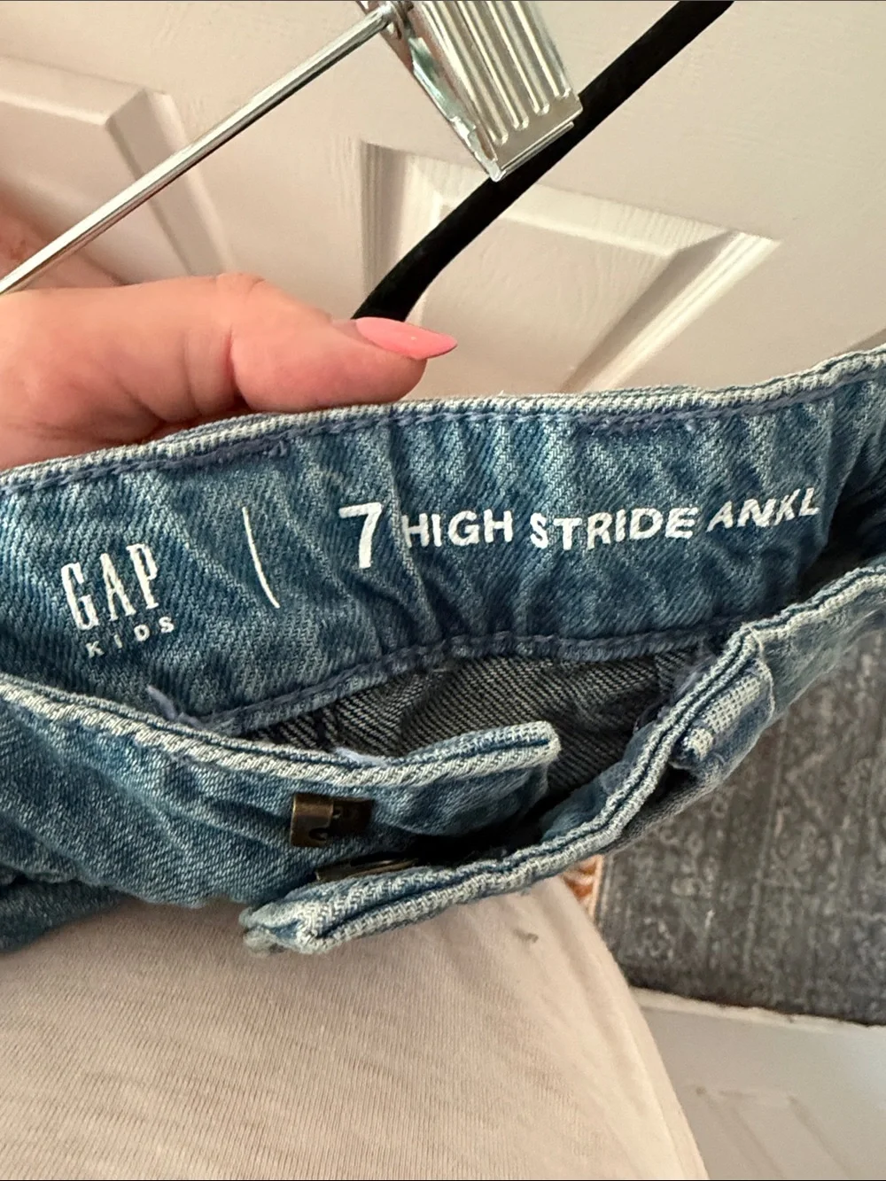GAP Two-Tone Blue Wide Leg Jeans